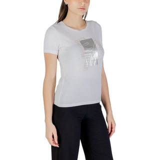 Weißes Baumwoll-T-Shirt