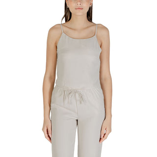 Beige Recycled Polyester Top
