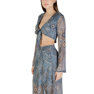 Blue Recycled Polyester Top