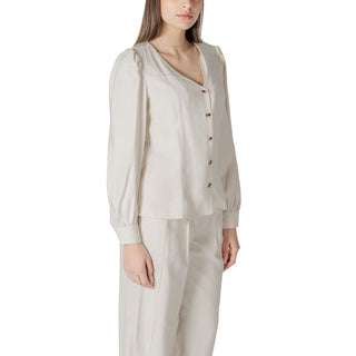 Beige Viscose Blouse