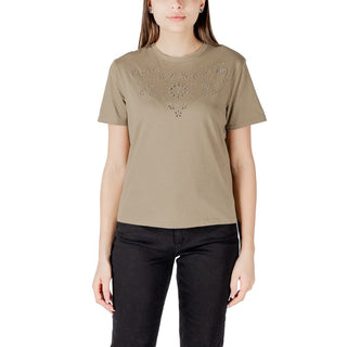 Camiseta bicolor de algodón  
