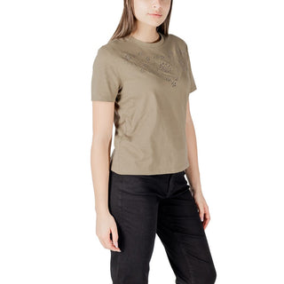 Zweifarbiges Baumwoll-T-Shirt