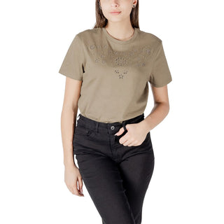 Zweifarbiges Baumwoll-T-Shirt