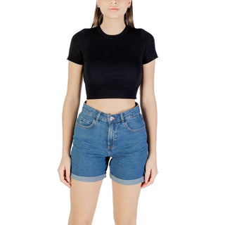 Camiseta negra de viscosa
