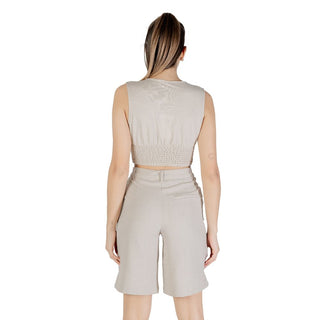 Beige Viscose Top