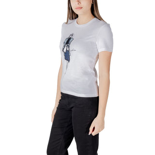 Weißes Langarm-T-Shirt aus Bio-Baumwolle
