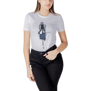 Weißes Langarm-T-Shirt aus Bio-Baumwolle