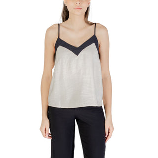Beiges Nylon-Top