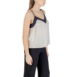 Beiges Nylon-Top