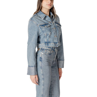 Hellblaue Jeansjacke aus Bio-Baumwolle