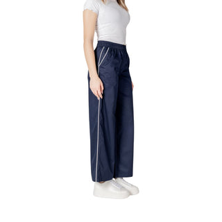 Blaue Freizeithose aus Baumwolle