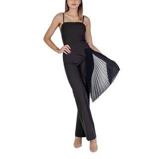 Black Polyester Rompers