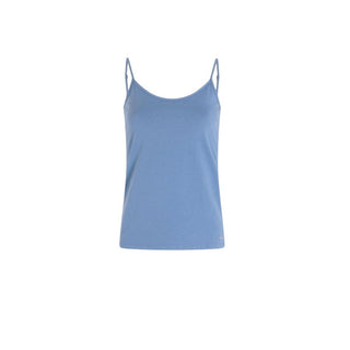 Blaue Baumwoll-Tanktops