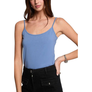 Blaue Baumwoll-Tanktops