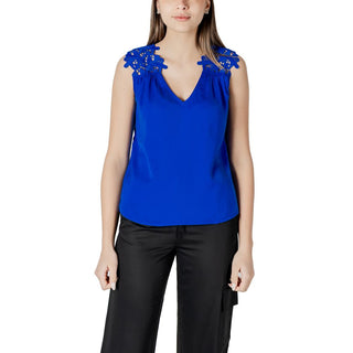 Blaue Polyester-Tanktops