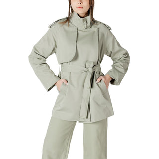 Zweifarbiger Baumwollparka