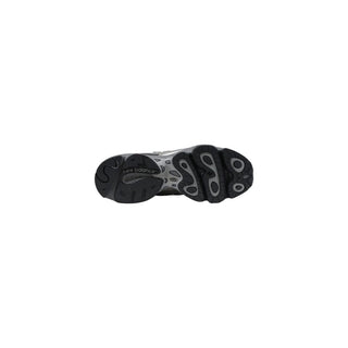 Silver Synthetic Athletic Sneakers