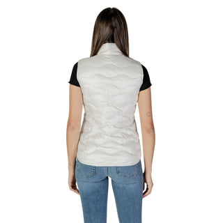 Chaqueta sin mangas blanca de poliamida