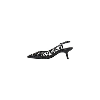 Schwarze Lackleder-High-Heel-Pumps
