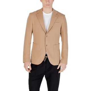 Beiger Baumwollblazer