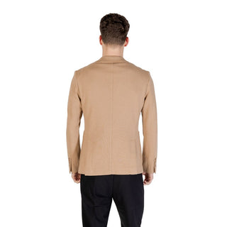 Beiger Baumwollblazer