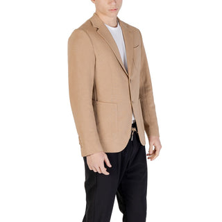 Beiger Baumwollblazer