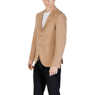Beiger Baumwollblazer
