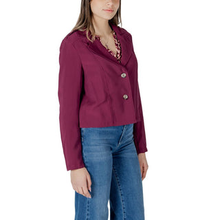 Purple Viscose Coat