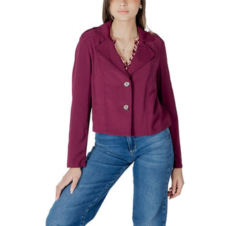 Purple Viscose Coat