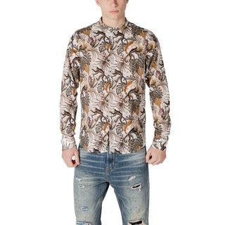 White Cotton Pattern Shirt