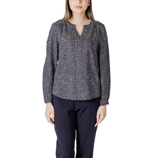 Blusa azul de viscosa
