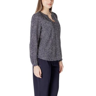 Blusa azul de viscosa