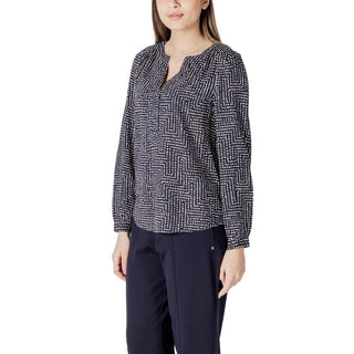 Blusa azul de viscosa