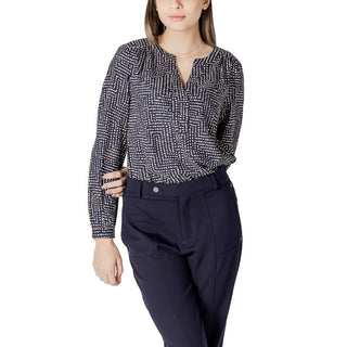 Blusa azul de viscosa