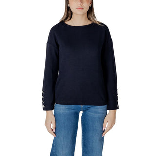 Blaues Polyester-Sweatshirt