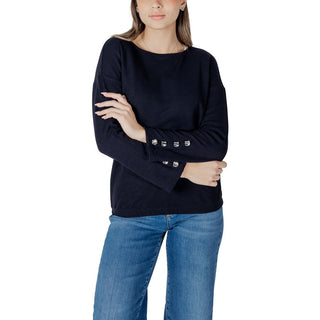 Blaues Polyester-Sweatshirt