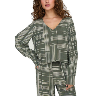 Green Viscose Blouse