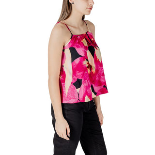 Pink Viscose Tank Tops