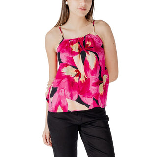 Pink Viscose Tank Tops