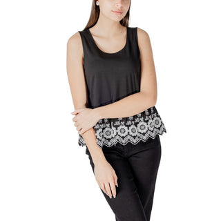 Black Cotton Tank Tops