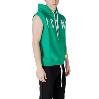Zweifarbiger Baumwoll-Kapuzenpullover