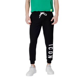 Schwarze Jogginghose aus Baumwolle (Sporthose)