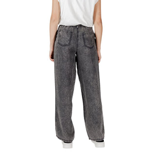 Schwarze Lyocell-Freizeithose