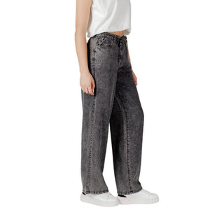 Schwarze Lyocell-Freizeithose