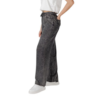 Schwarze Lyocell-Freizeithose