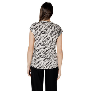 Cremefarbenes Baumwoll-T-Shirt