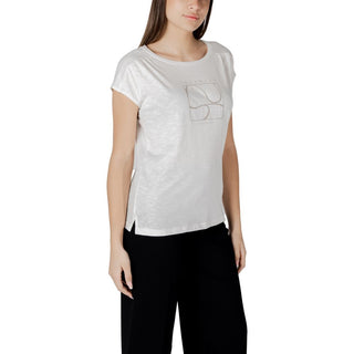 Weißes Baumwoll-T-Shirt