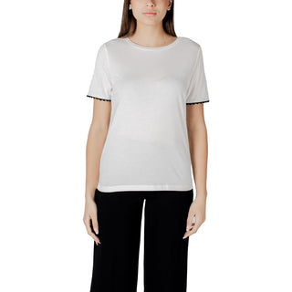 Weißes Baumwoll-T-Shirt