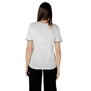 Weißes Baumwoll-T-Shirt