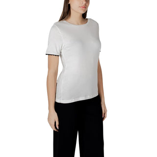 Weißes Baumwoll-T-Shirt